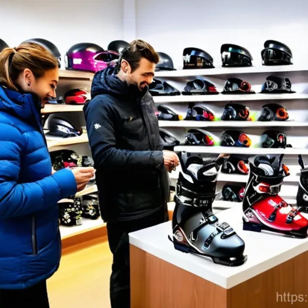 스키와 보드 렌탈 추천 장소 - **A modern and impeccably maintained ski and snowboard rental shop in an Italian alpine resort.** Th...