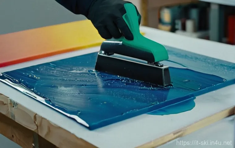 스노우보드 튜닝 서비스 - **Prompt for Edge Sharpening:**
    "A close-up, highly detailed shot of a professional ski tuner me...