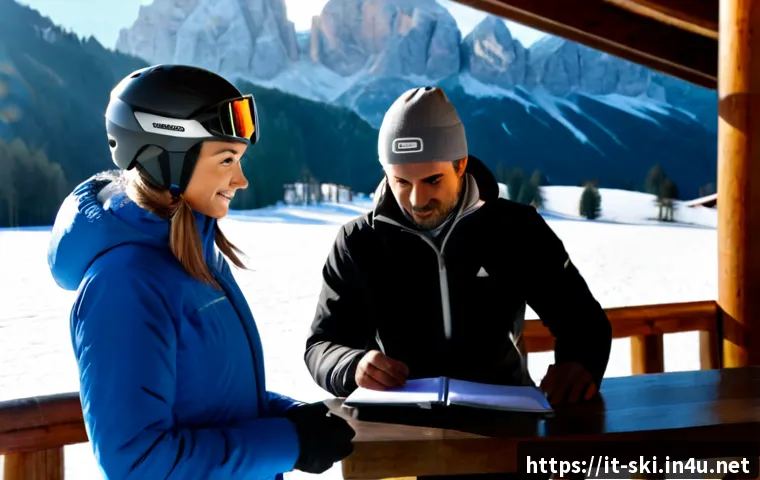 Home 17 스키와 보드 전용 보험 추천 - Photorealistic winter travel insurance concept for skiing, an Italian family in modern ski helmets a...